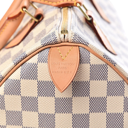 Louis Vuitton Damier Azur Speedy 30 6 of 12