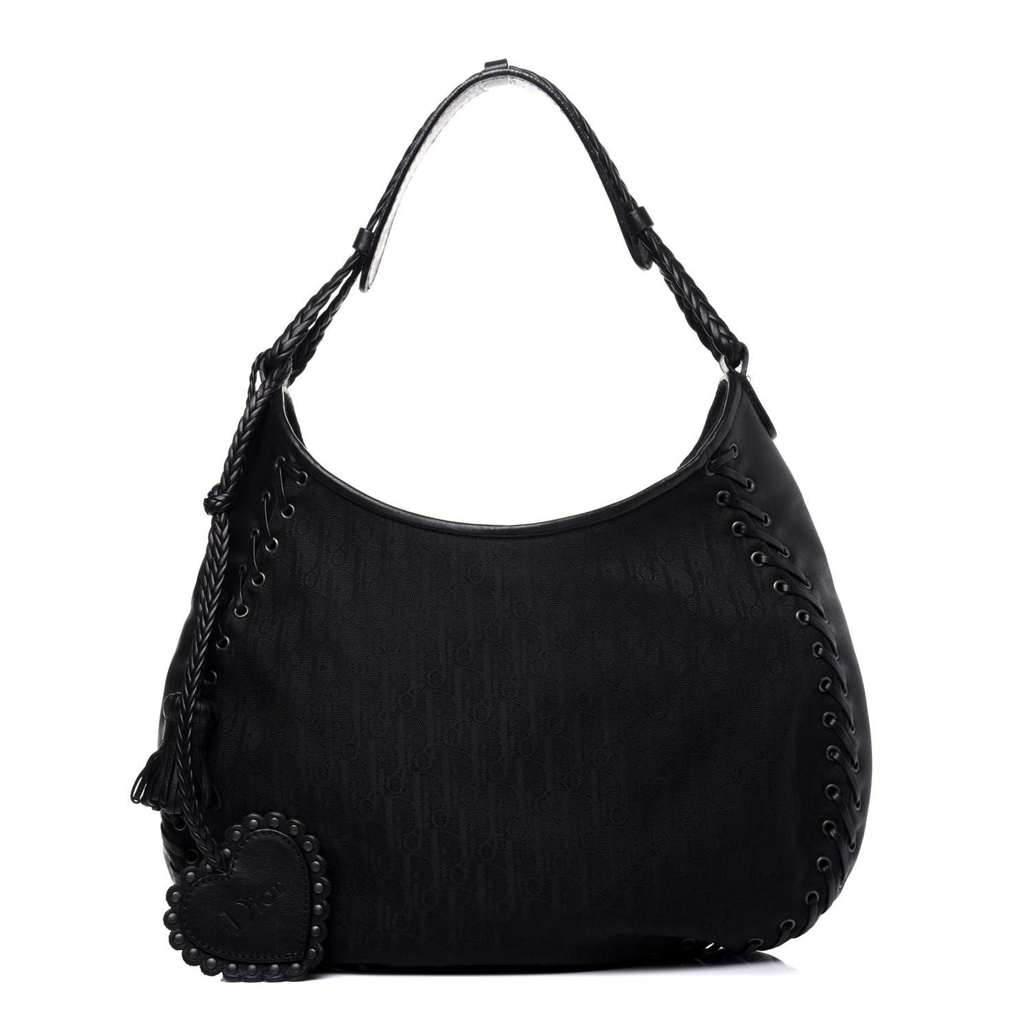 Monogram Ethnic Hobo Black