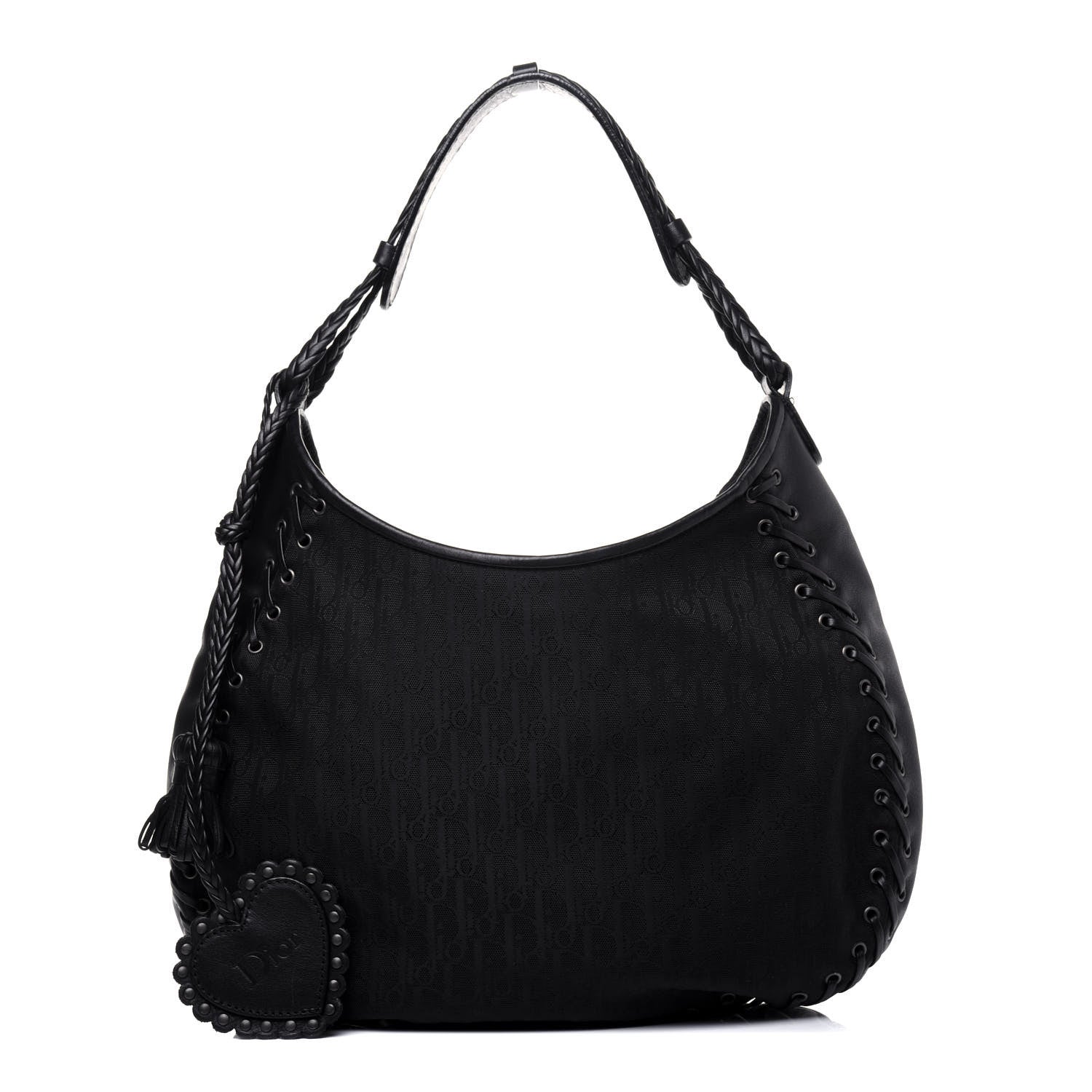 Christian Dior Monogram Ethnic Hobo Black 1 of 16
