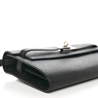 Hermes Epsom Kelly Wallet To Go Black 7 of 9