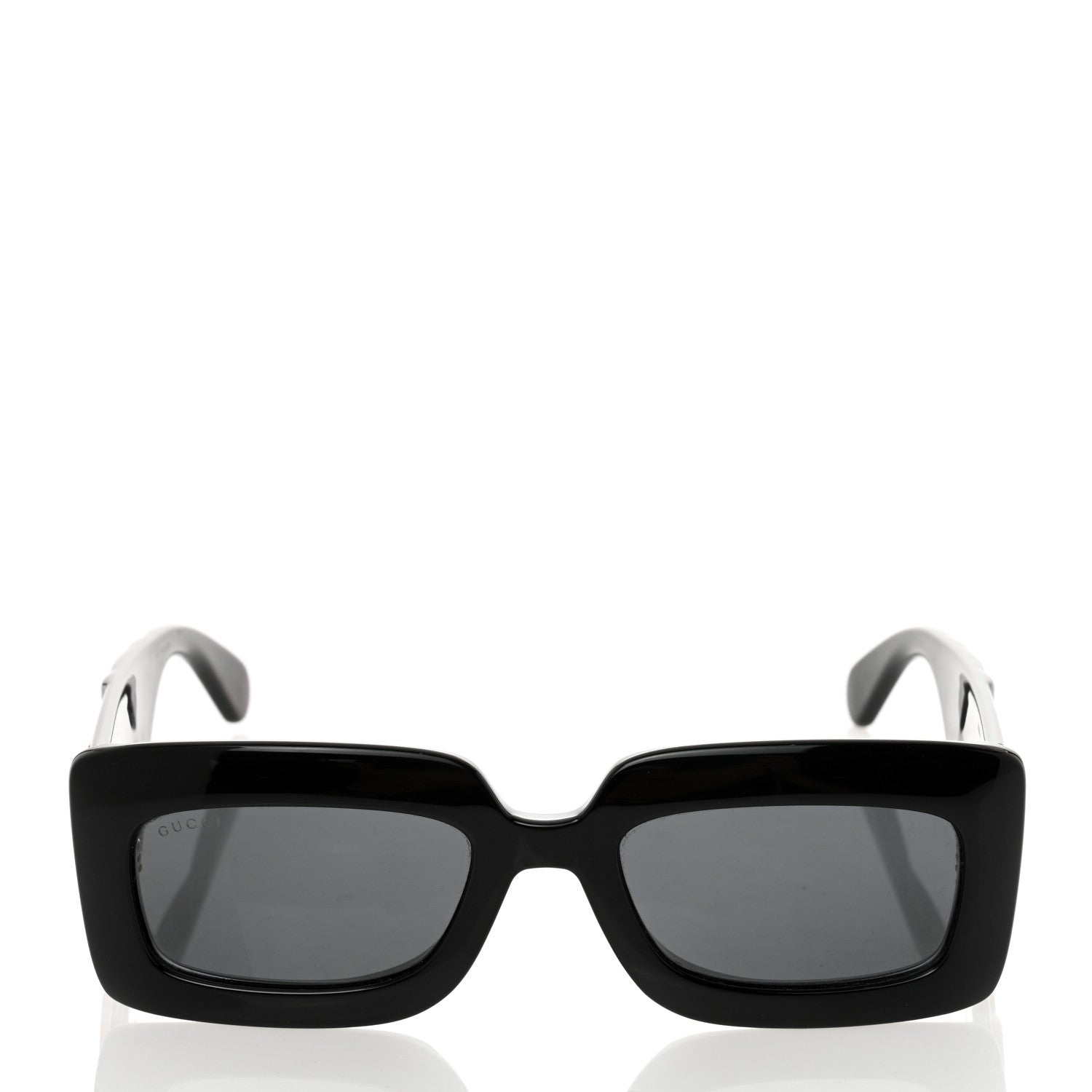 Gucci Acetate Rectangular Sunglasses GG0811S Black 2 of 9
