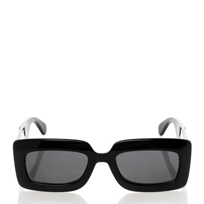 Gucci Acetate Rectangular Sunglasses GG0811S Black 2 of 9