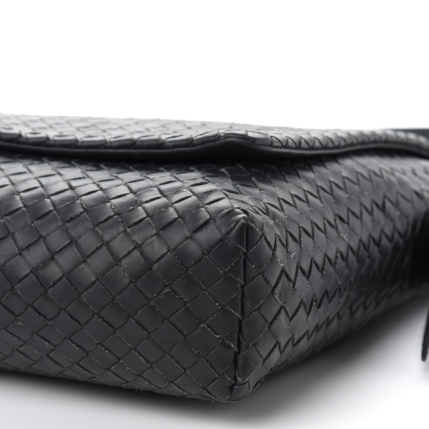 Bottega Veneta Nappa Intrecciato Messenger Bag Ferro Gray 8 of 9
