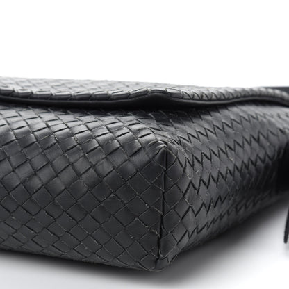 Bottega Veneta Nappa Intrecciato Messenger Bag Ferro Gray 8 of 9