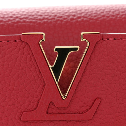 Louis Vuitton Taurillon Capucines BB Scarlet Red 10 of 12