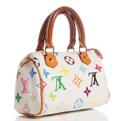 Louis Vuitton Monogram Multicolor Mini Sac HL Speedy White 3 of 7