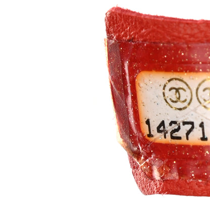 Chanel Lambskin Quilted Chanel 3 Maxi Flap Bag Red 7 of 10