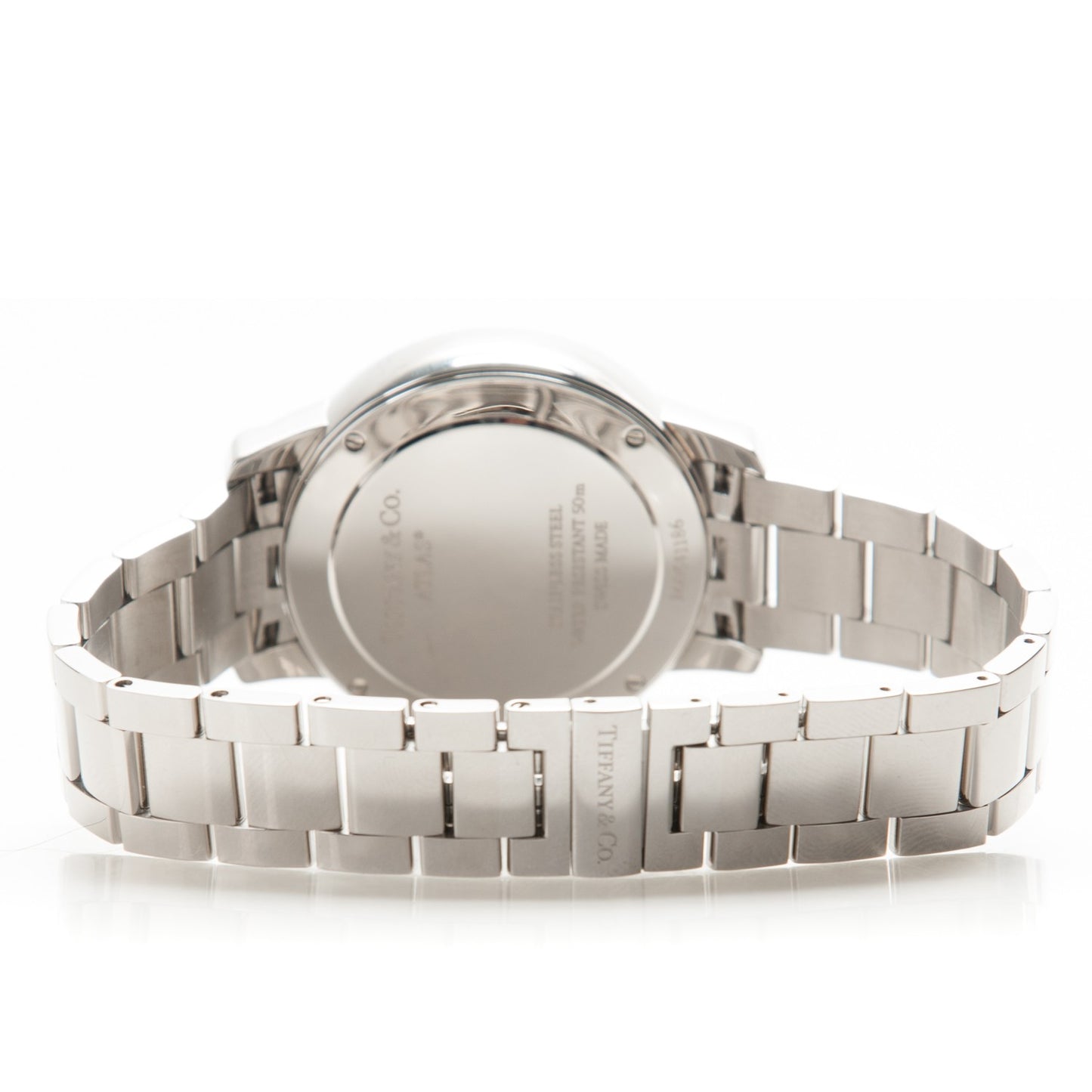 Stainless Steel 36mm Atlas Dome Chronograph Quartz Watch