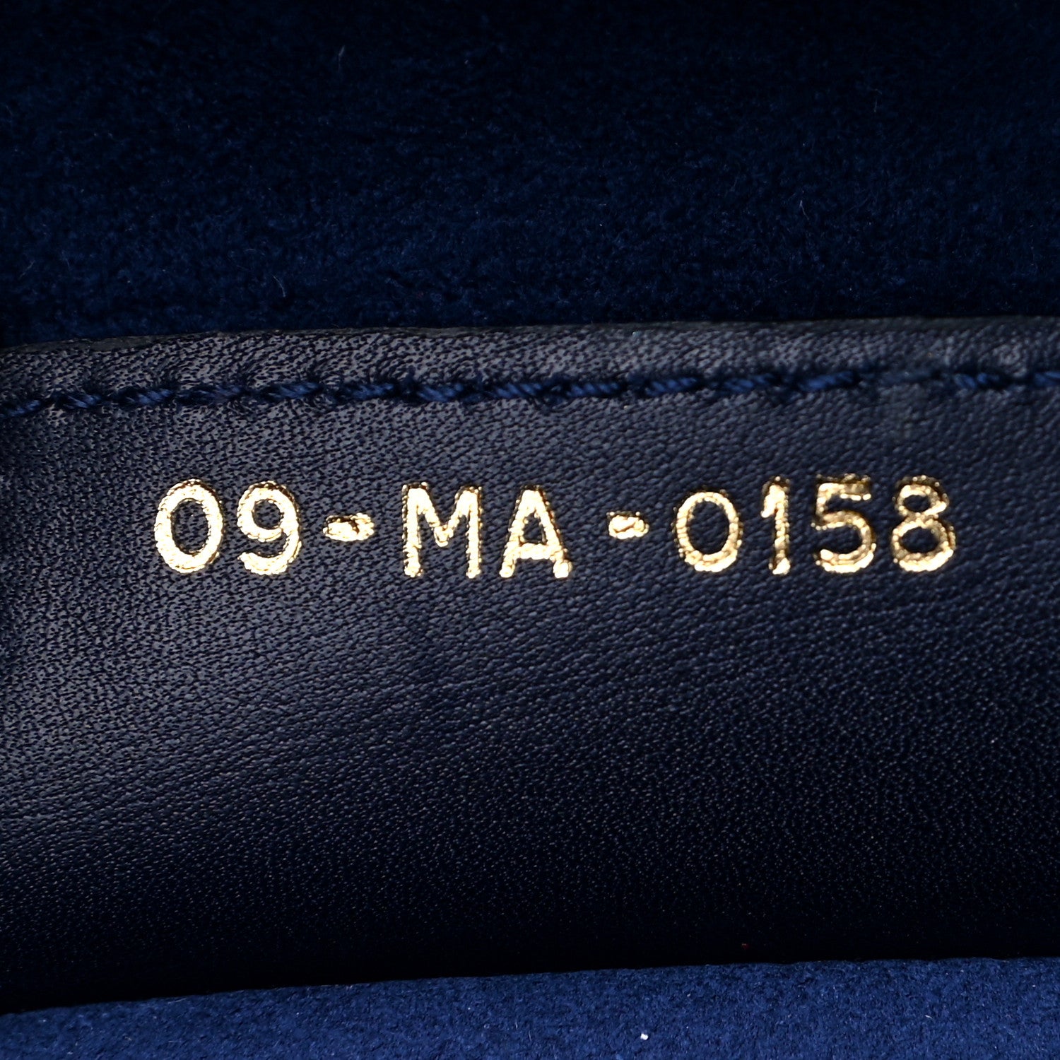 Christian Dior Calfskin Saddle Bag Blue 6 of 15