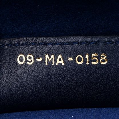 Christian Dior Calfskin Saddle Bag Blue 6 of 15