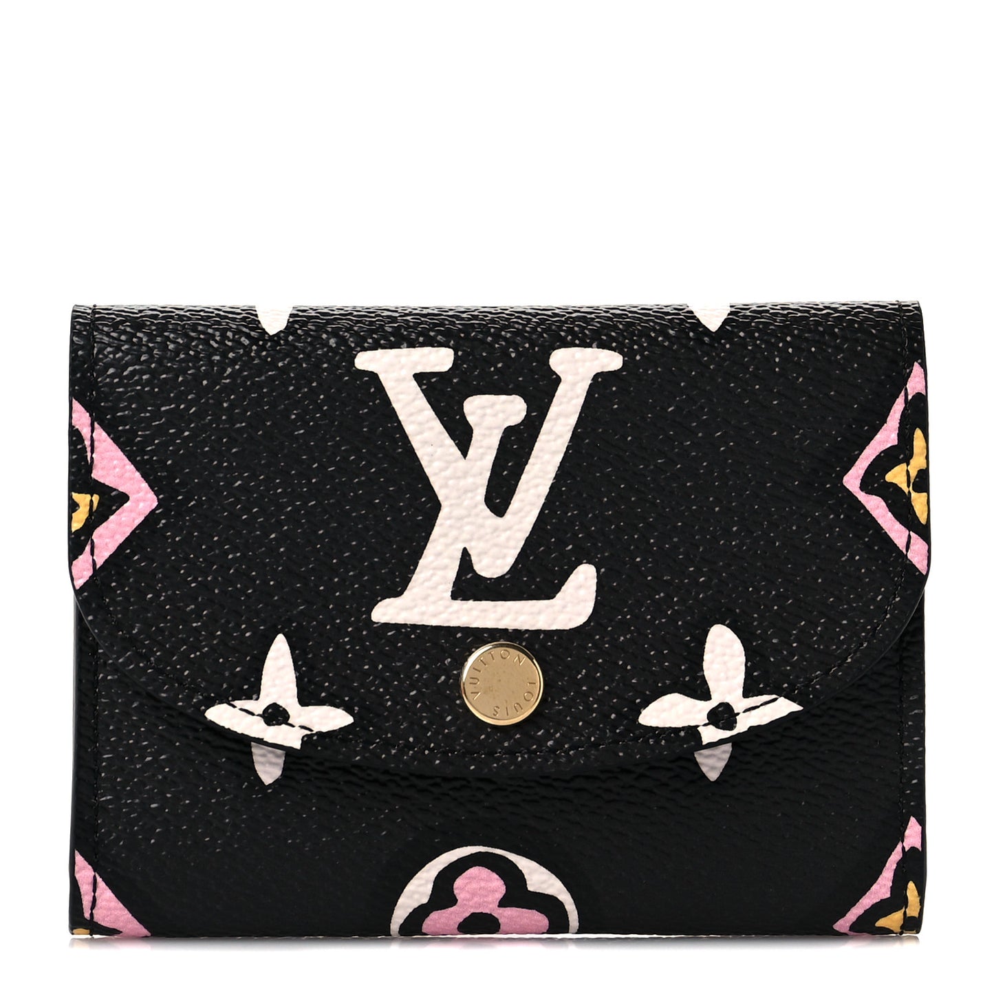 Monogram Giant Wild At Heart Rosalie Coin Purse Black