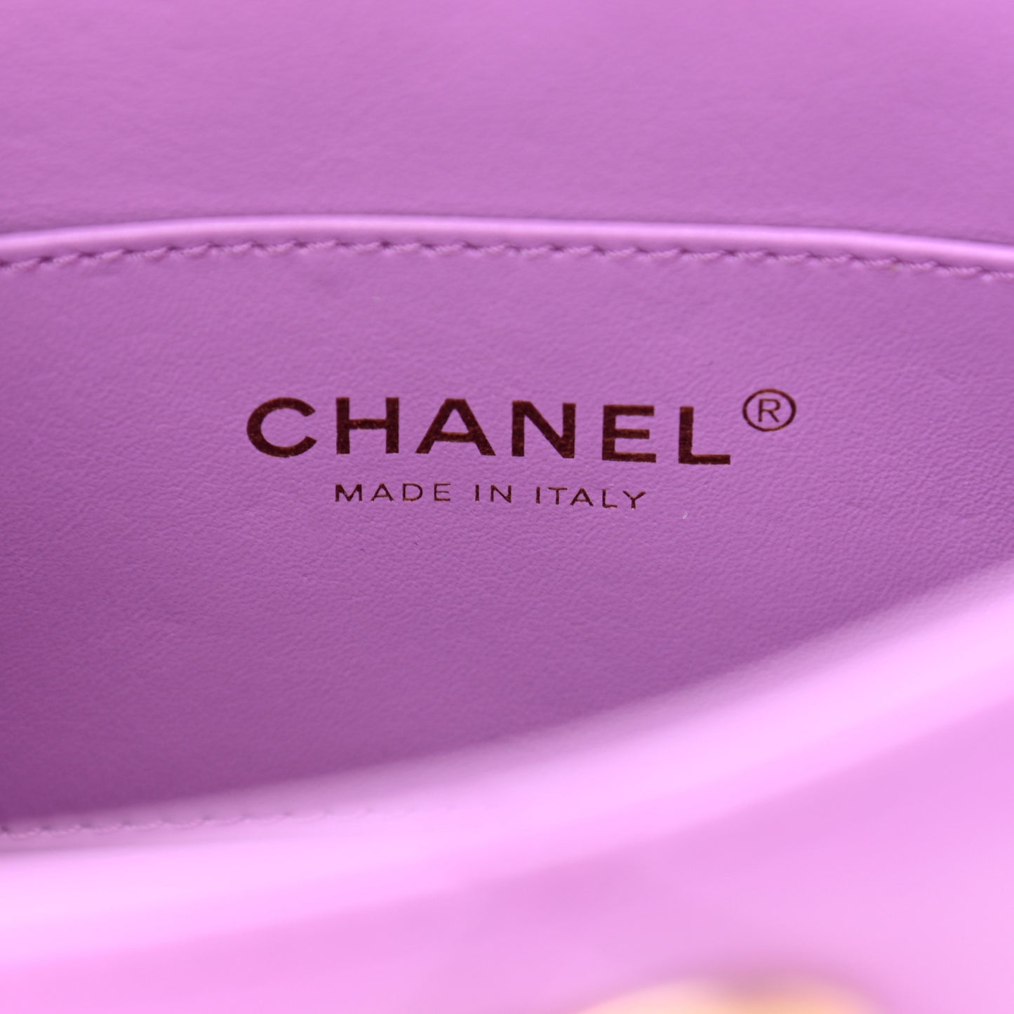 Lambskin Quilted Small Pick Me Up Hobo Purple