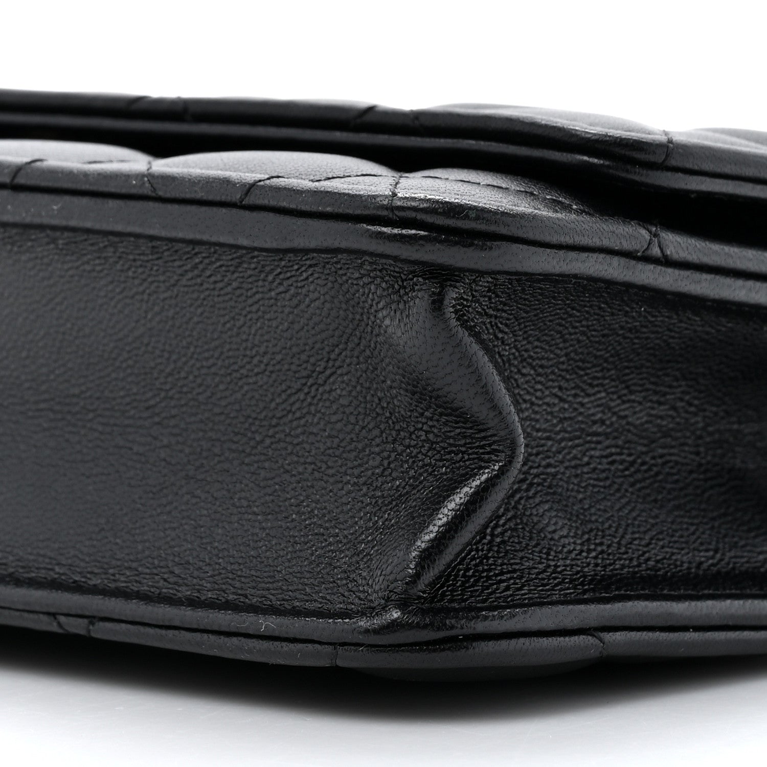 Chanel Lambskin Quilted Wallet On Chain WOC Black 10 of 13