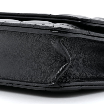 Chanel Lambskin Quilted Wallet On Chain WOC Black 10 of 13