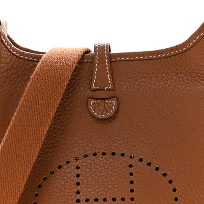 Hermes Taurillon Clemence Evelyne TPM Gold 7 of 11