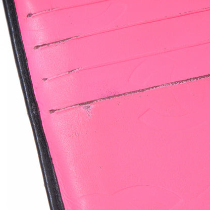 Chanel Calfskin Quilted Cambon Yen Wallet Black 6 of 9