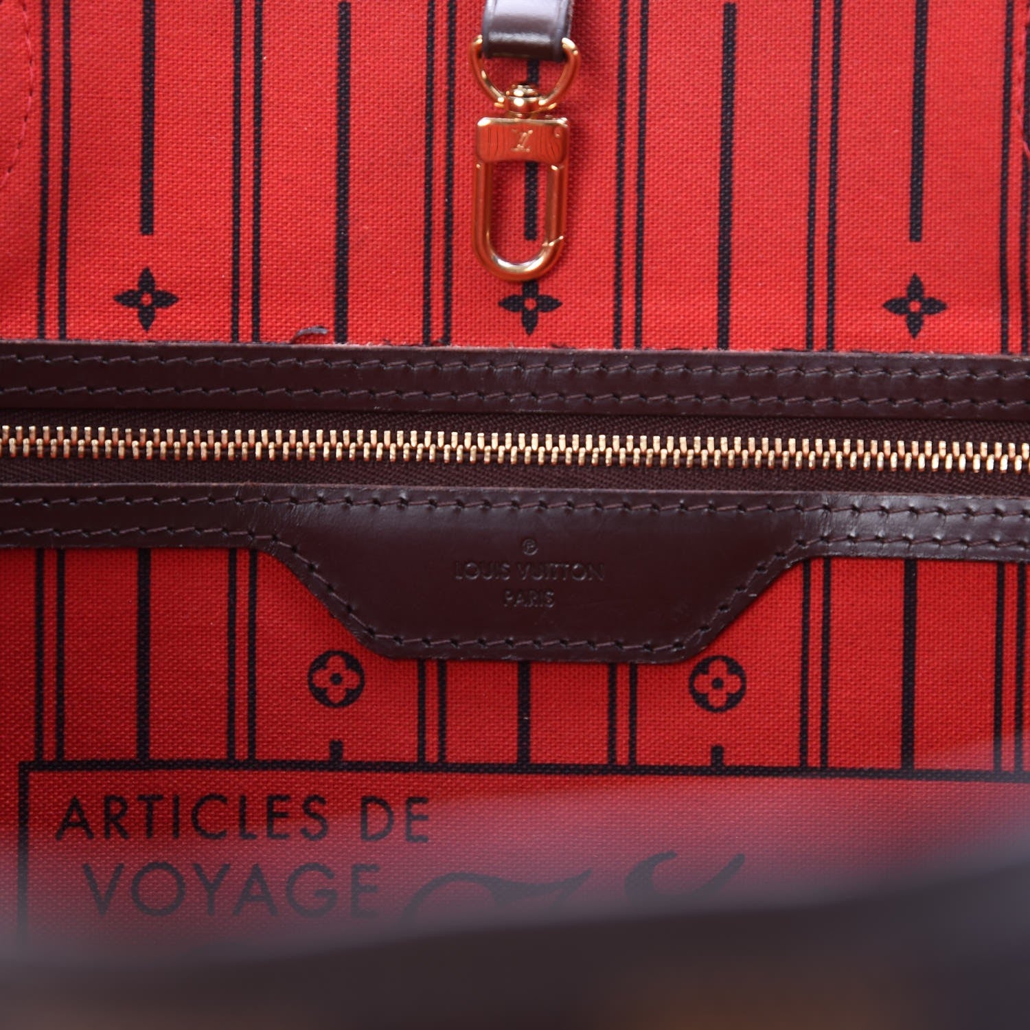 Louis Vuitton Damier Ebene Neverfull GM 6 of 17