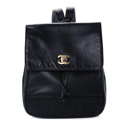 Chanel Caviar CC Backpack Black 1 of 12