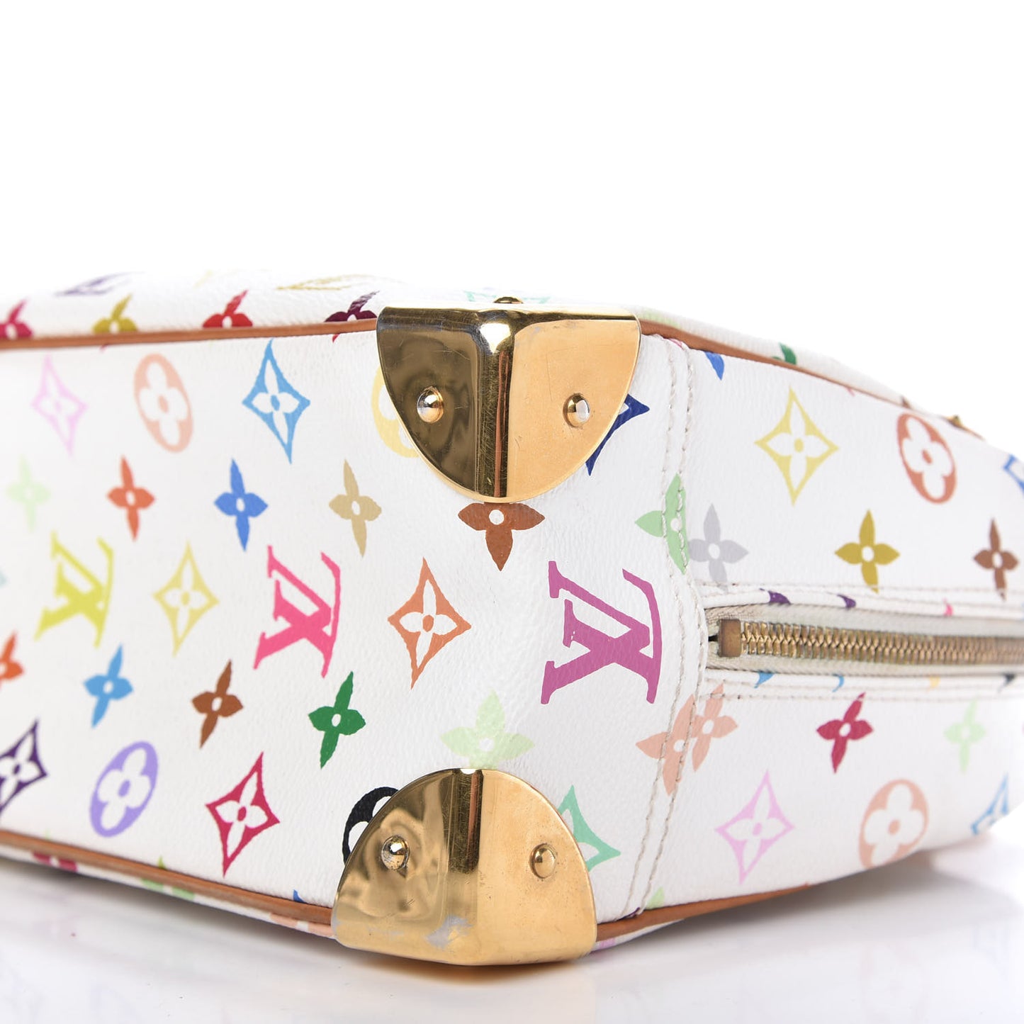Monogram Multicolor Trouville White