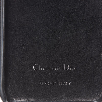 Christian Dior Grained Calfskin Saddle iPhone X Case Black 5 of 9