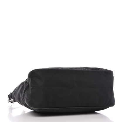 Prada Tessuto Nylon Saffiano Hobo Black 4 of 11