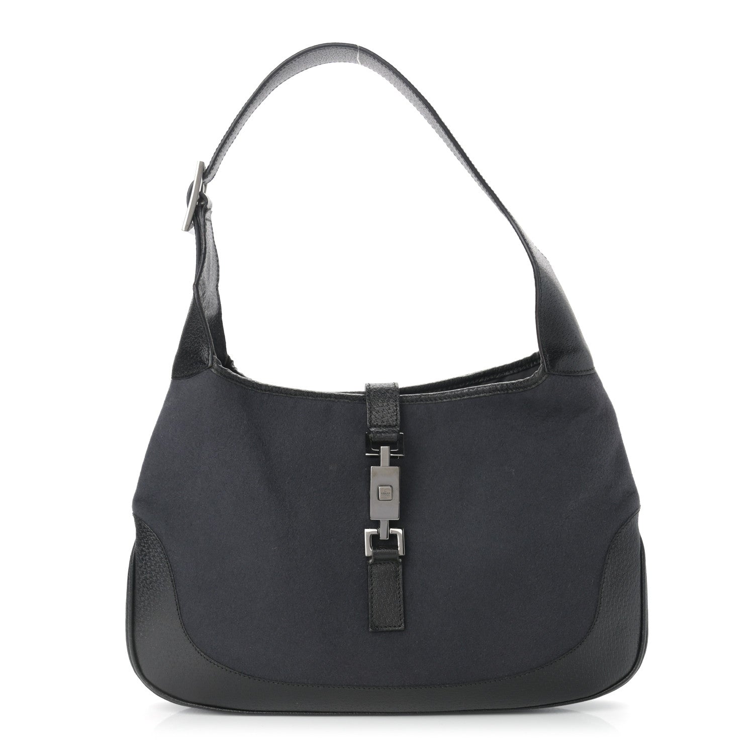 Gucci Felt Small Jackie O Hobo Black 1 of 11
