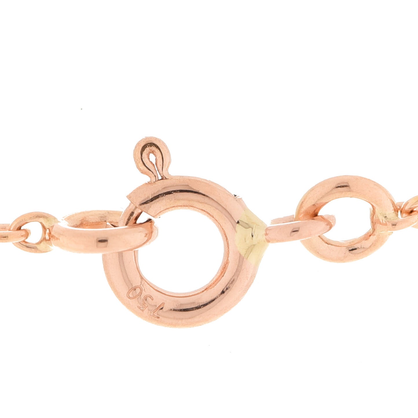 18K Rose Gold Diamond Constance Amulette Pendant Necklace