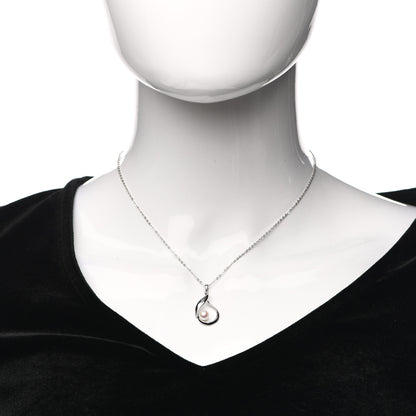 Mikimoto Sterling Silver Akoya Pearl 6mm Pendant Necklace 2 of 5