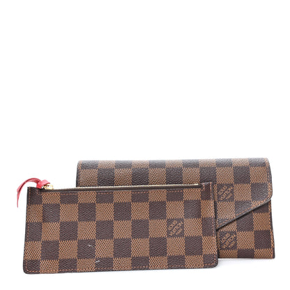 Louis Vuitton Damier Ebene Josephine Wallet Red 3 of 7