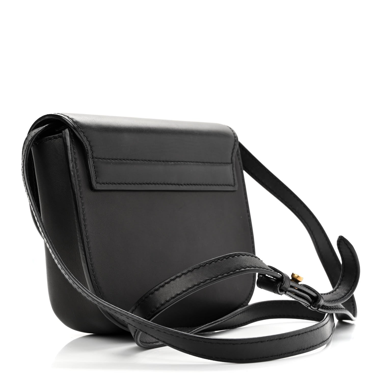 Saint Laurent Smooth Calfskin Classic Monogram Small Kaia Satchel Black 3 of 10