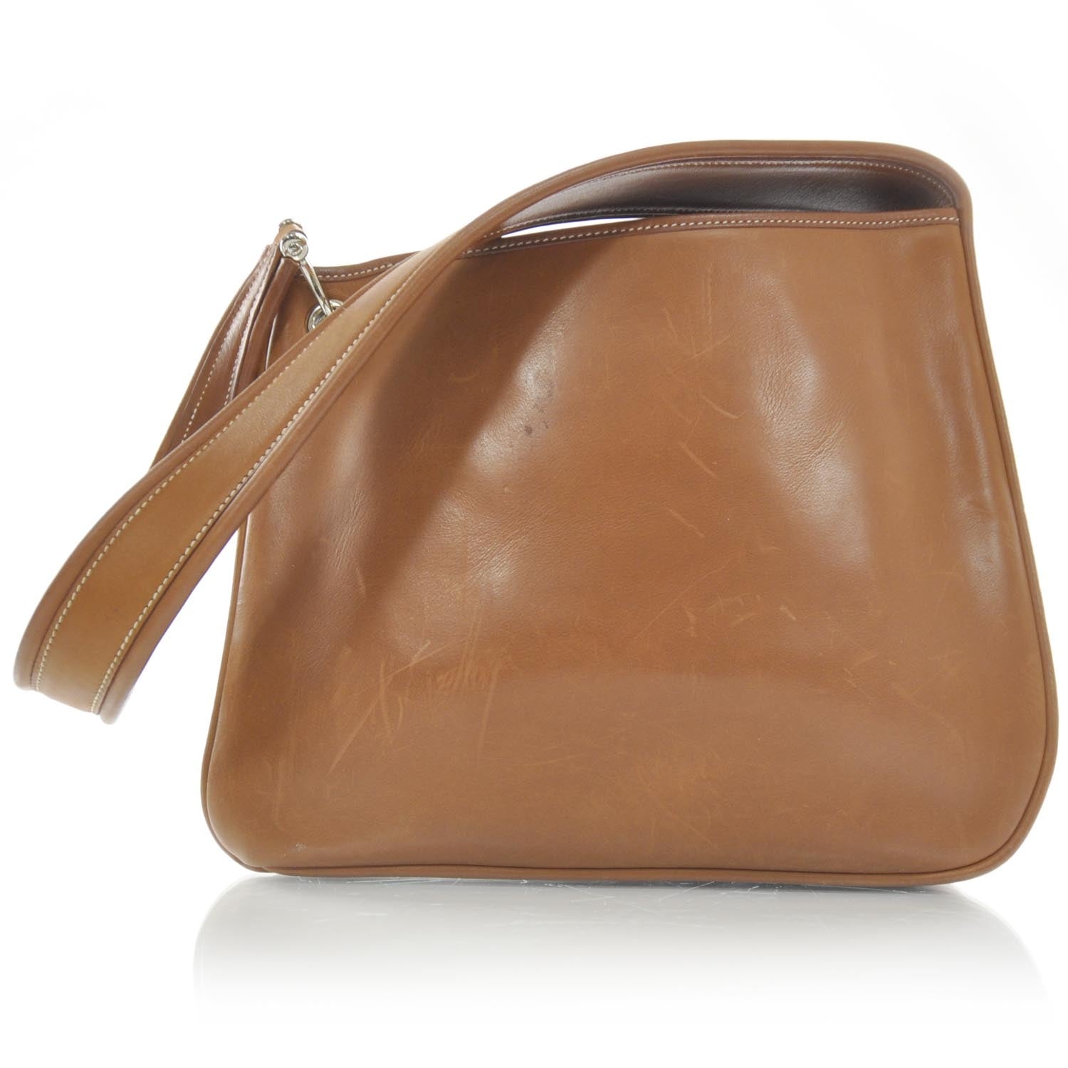 Hermes Natural Barenia Manille II Shoulder Bag 1 of 8