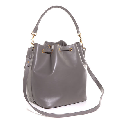 Saint Laurent Calfskin Medium Emmanuelle Bucket Bag Fog 3 of 8
