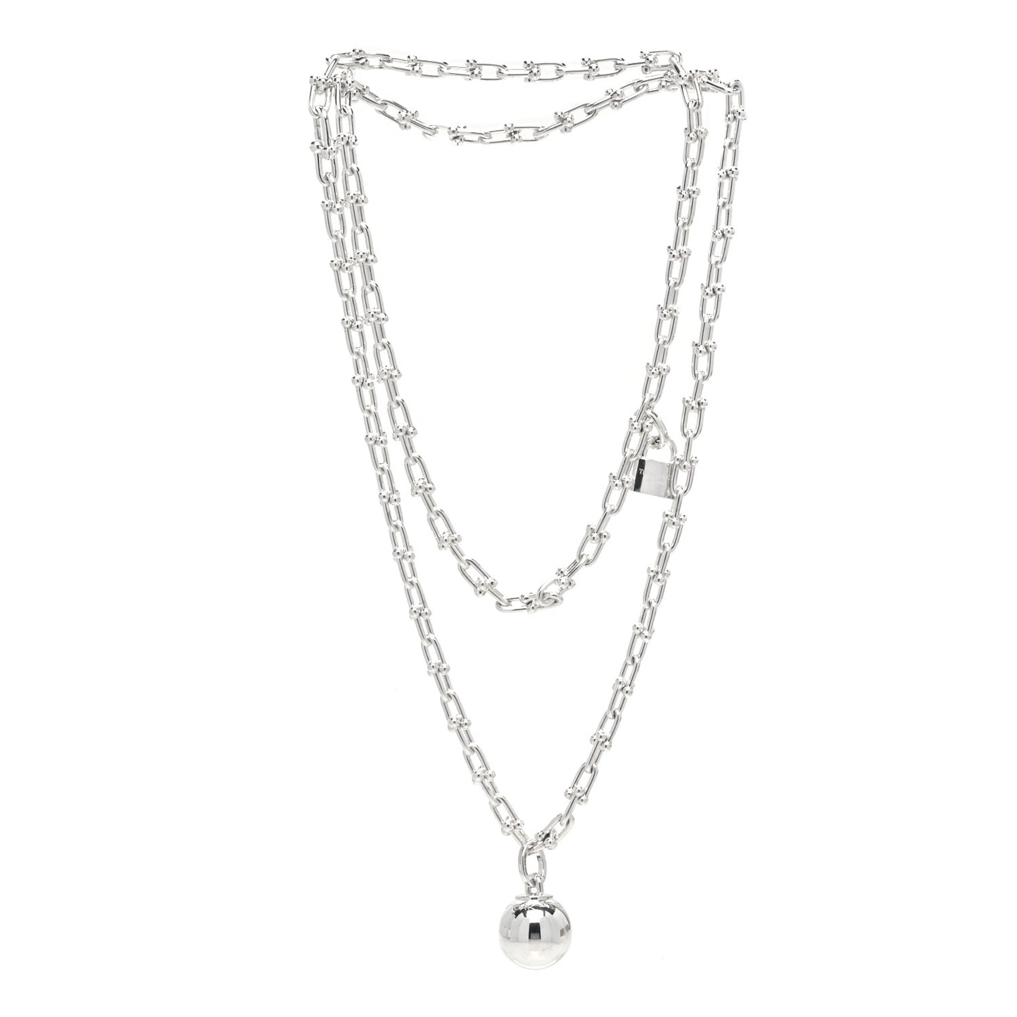 Sterling Silver HardWear Wrap Necklace