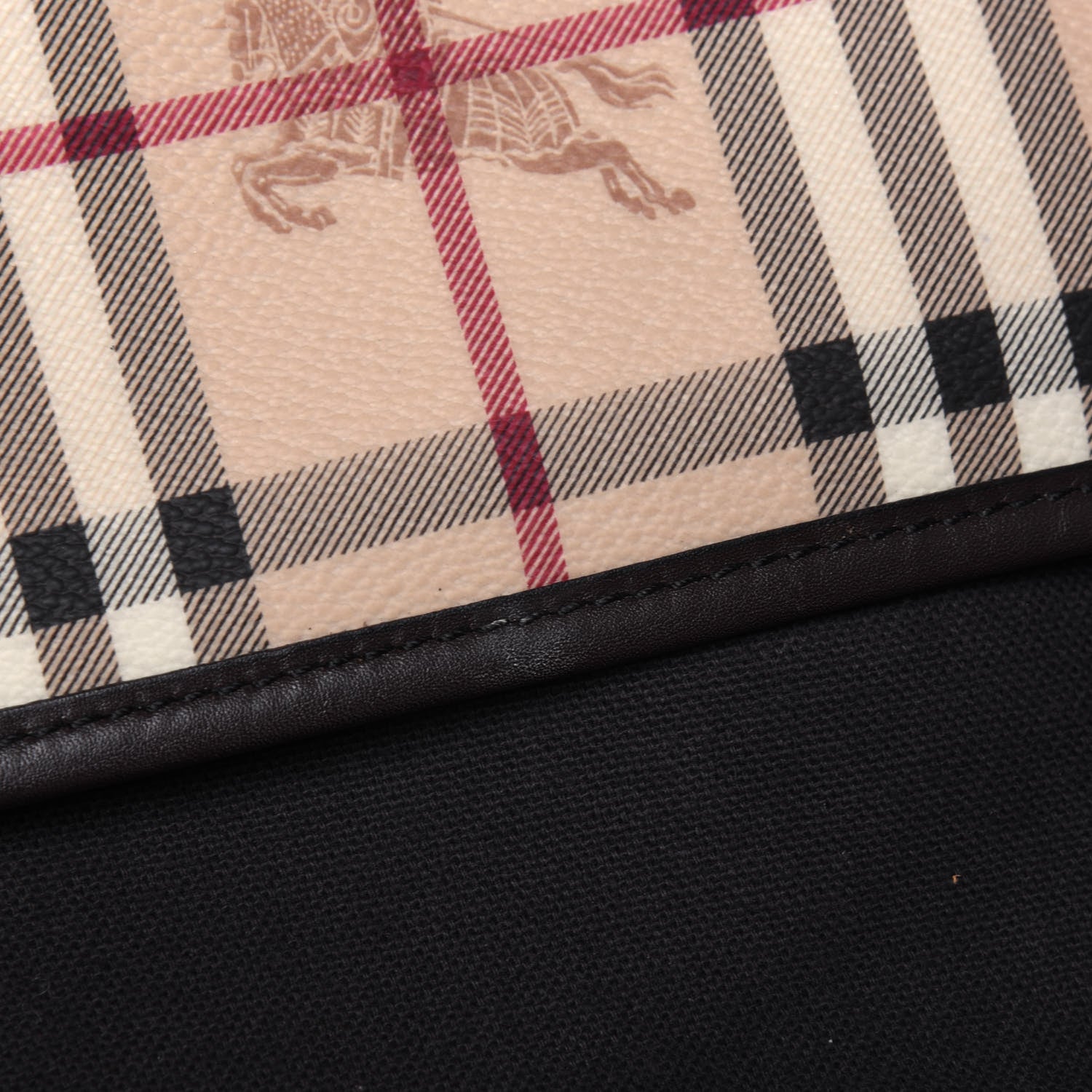 Burberry Haymarket Check Large Canterbury Tote Chocolate 13 of 21