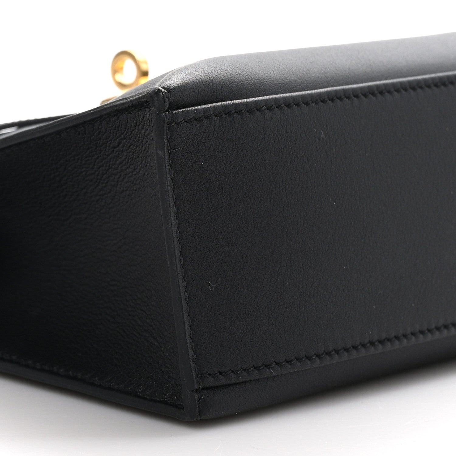 Hermes Swift Kelly Pochette Clutch Black 8 of 10