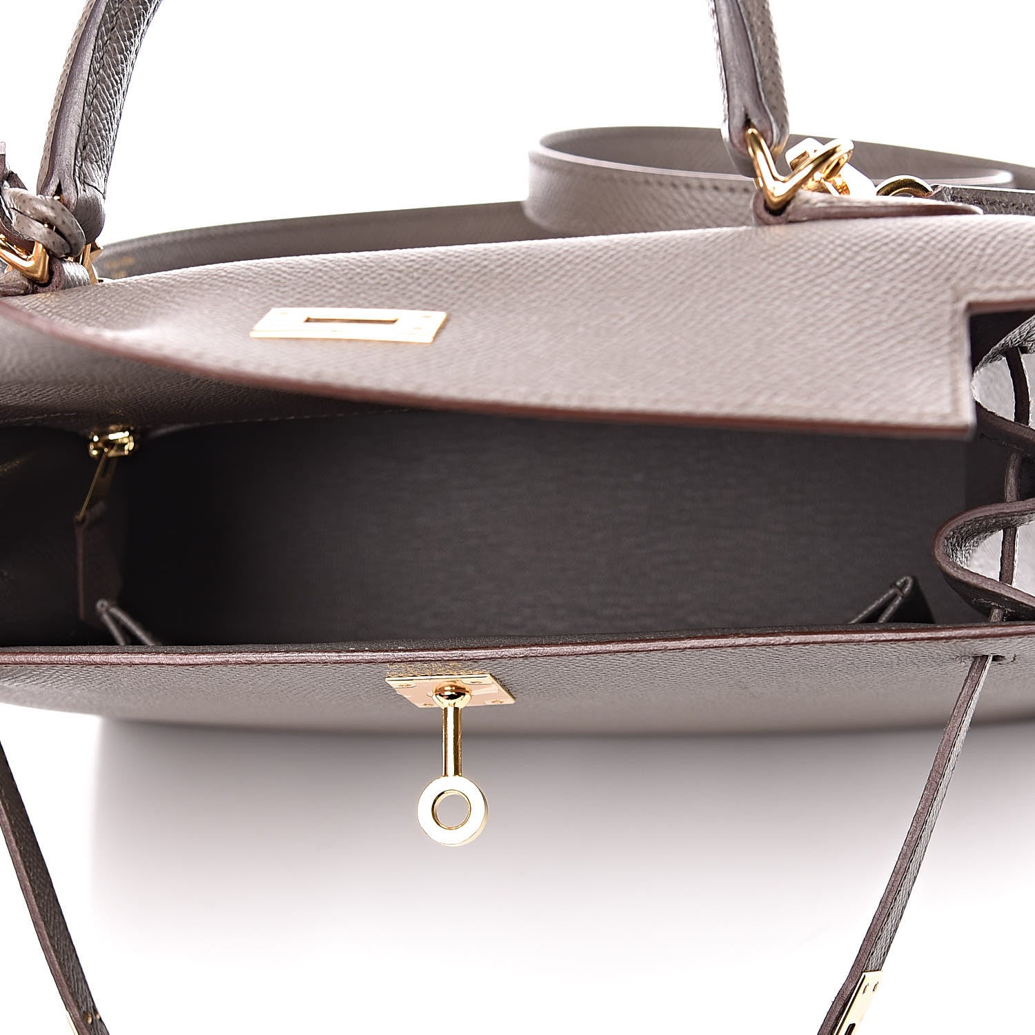 Hermes Epsom Kelly Sellier 25 Etain 5 of 40