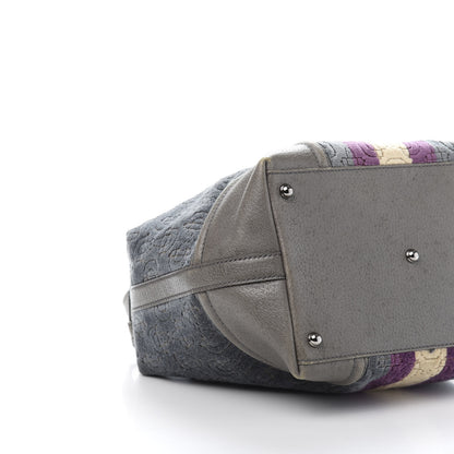 Gucci Velvet Horsebit Embossed Treasure Boston Multicolor 7 of 10