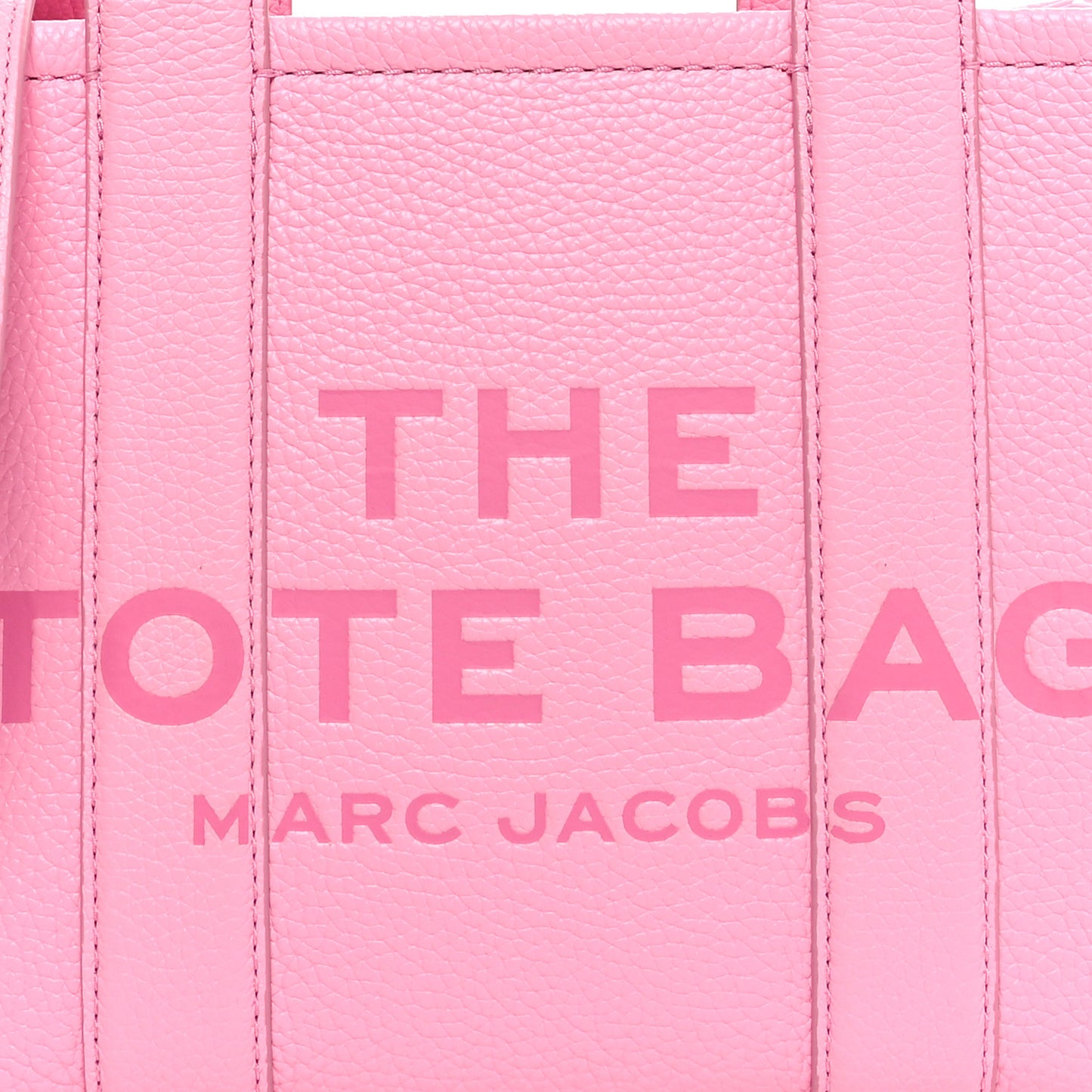 Grained Calfskin Small The Tote Bag Candy Pink