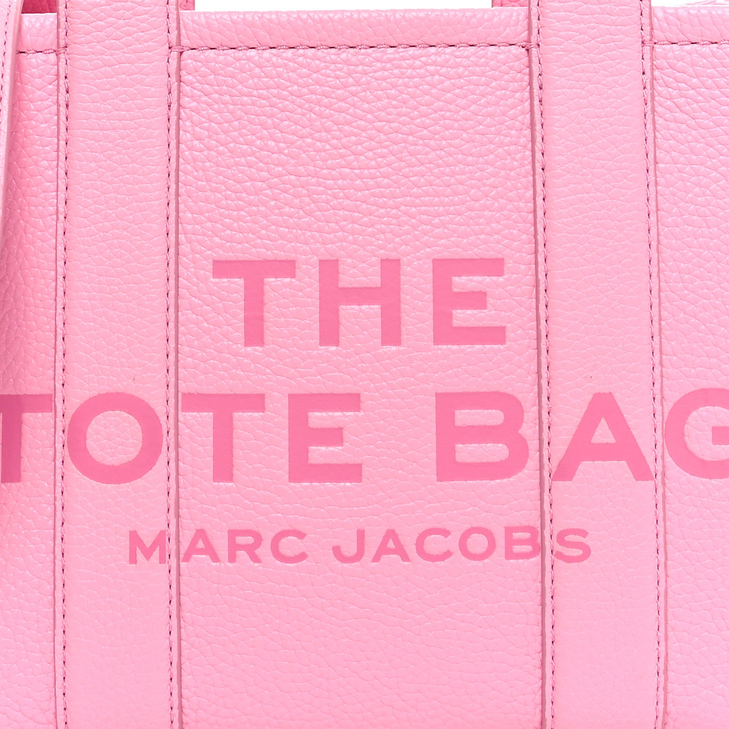 Marc Jacobs Grained Calfskin Small The Tote Bag Candy Pink 7 of 9