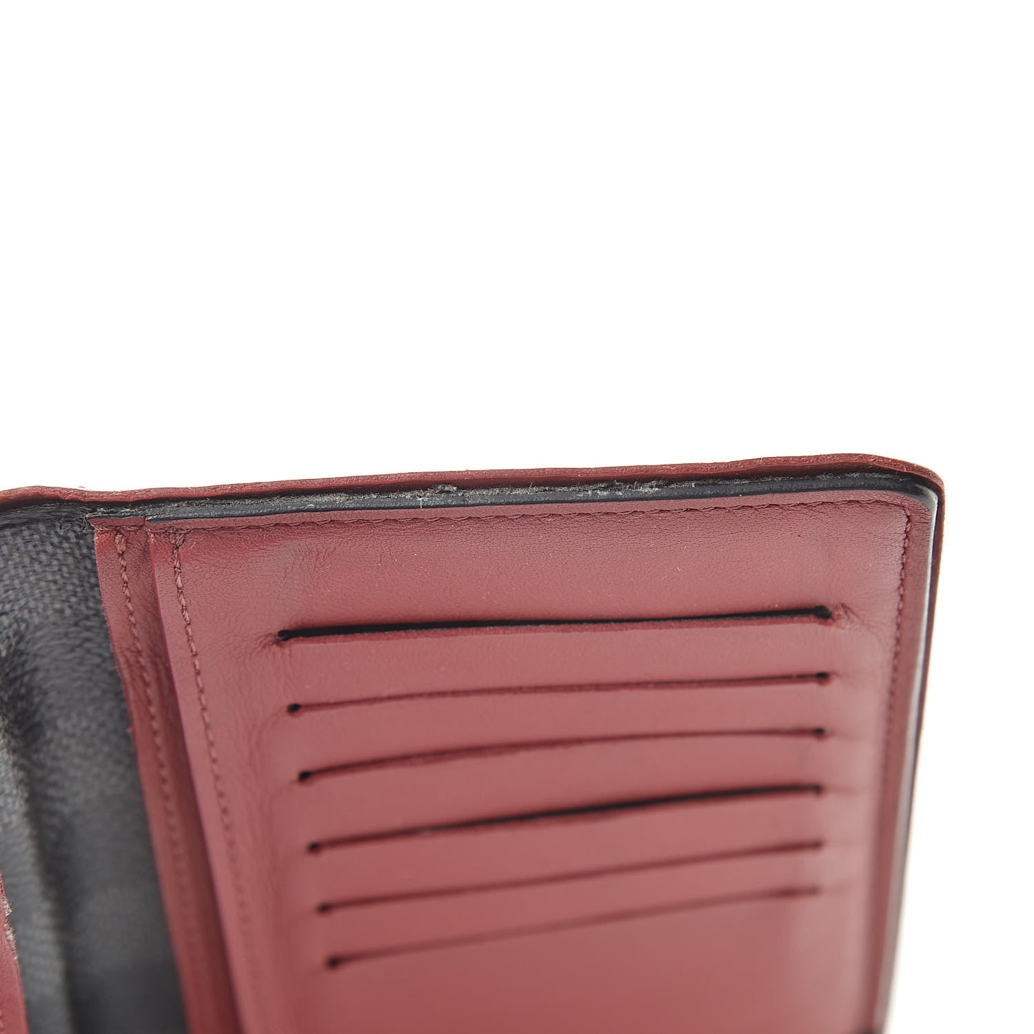 Louis Vuitton Damier Graphite Brazza Wallet Bordeaux 10 of 17