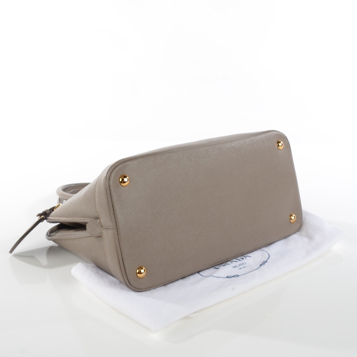 Prada Saffiano Lux Open Promenade Tote Argilla 4 of 8