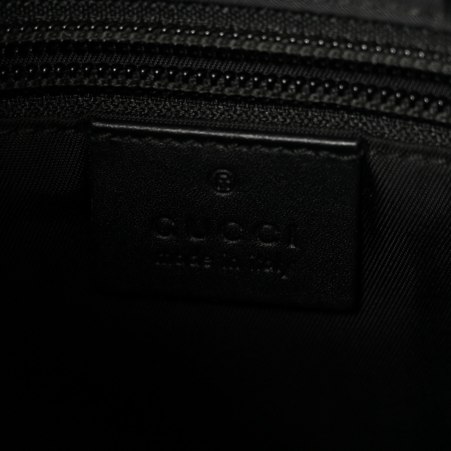 Gucci GG Supreme Monogram Web Messenger Bag Black 5 of 11