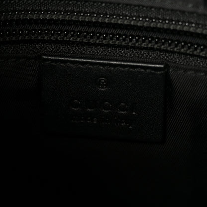 Gucci GG Supreme Monogram Web Messenger Bag Black 5 of 11