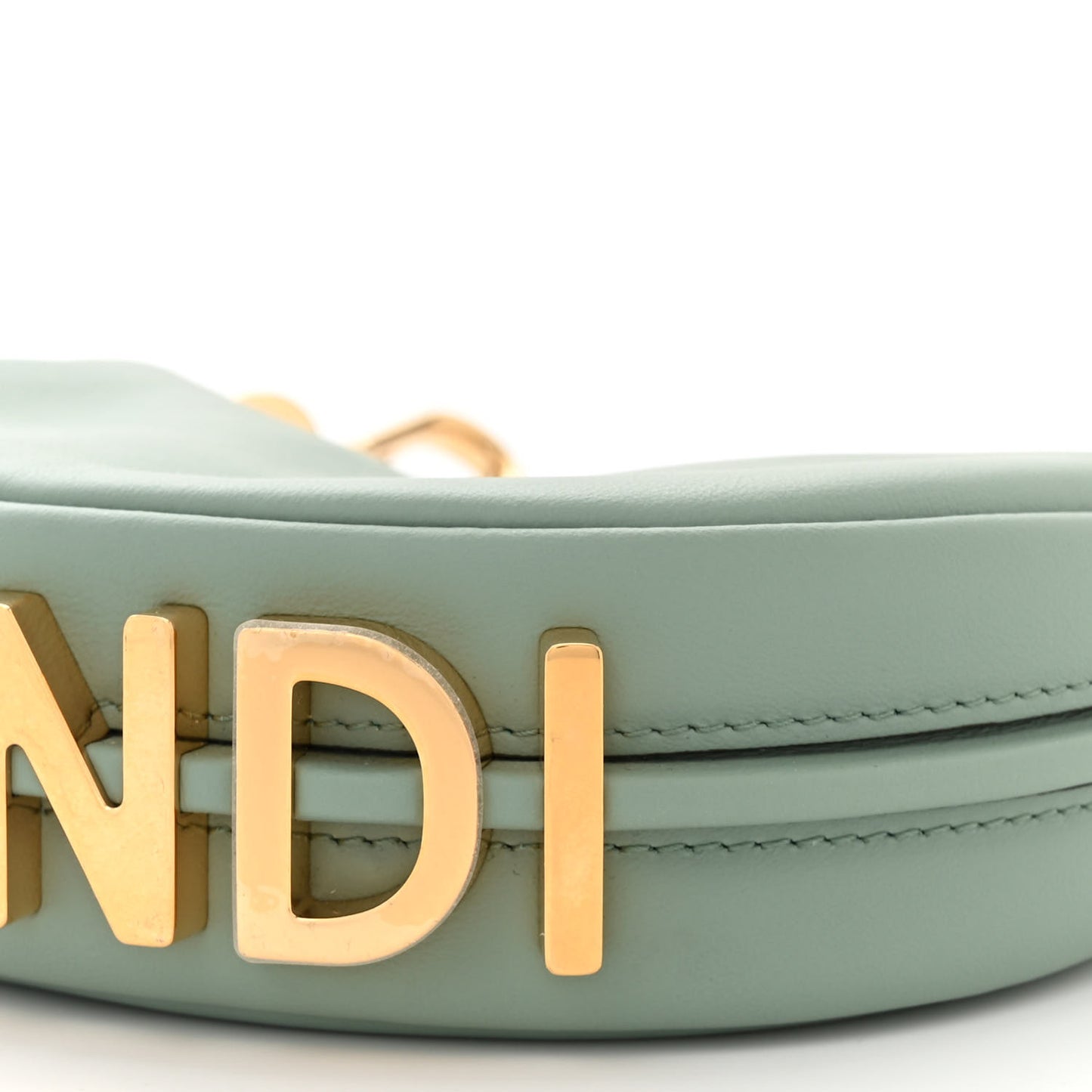 Vitello Grace New Matte Nano Fendigraphy Hobo Charm Menta