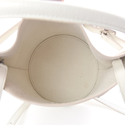Celine Supple Grained Calfskin Nano Big Bag Bucket White 5 of 9