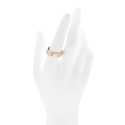 Chanel 18K Beige Gold Small Coco Crush Ring 58 8.5 2 of 7