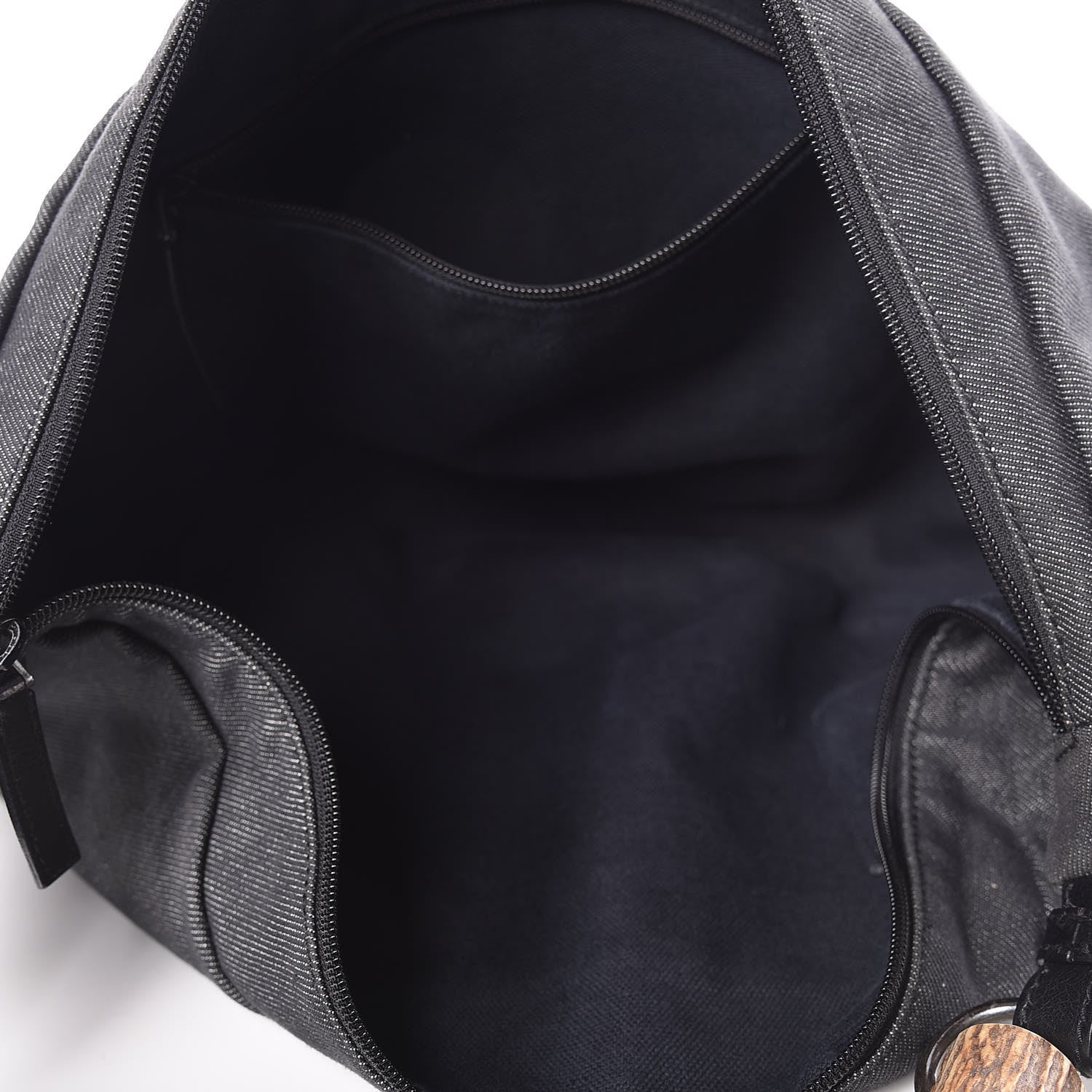 Saint Laurent Denim Mombasa Horn Sling Black 5 of 10