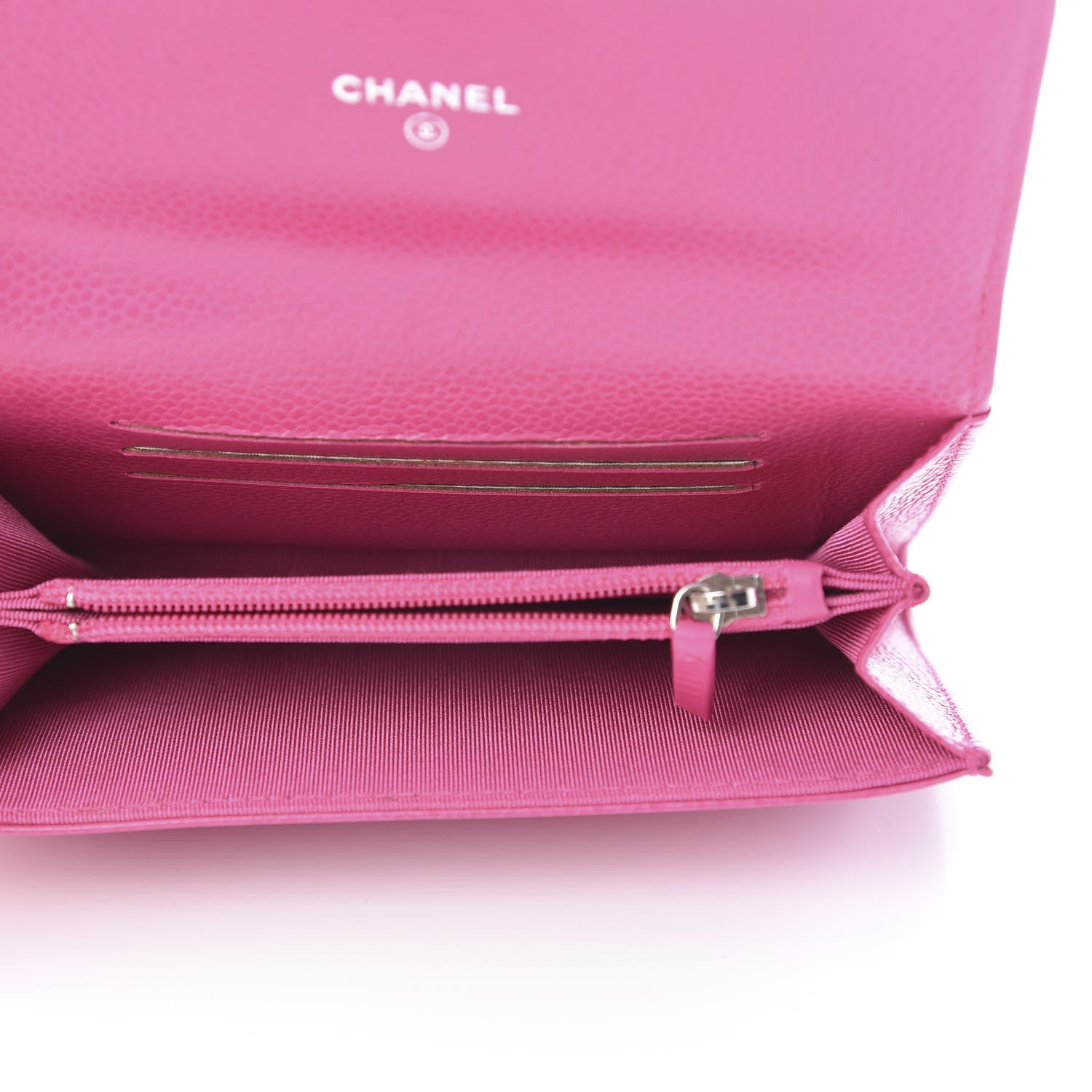 Chanel Caviar Quilted Small Flap Wallet Pink 5 of 8