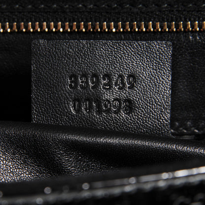 Gucci Patent Microguccissima Medium Broadway Evening Clutch Black 7 of 7