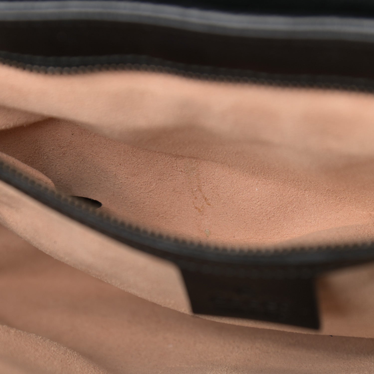 Gucci Vintage Effect Calfskin Matelasse Diagonal Small Torchon GG Marmont Shoulder Bag Cognac Black 14 of 14
